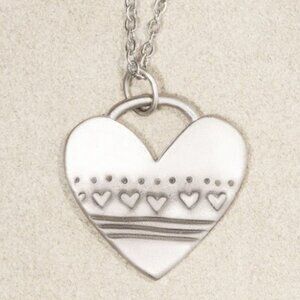 Lisa Leonard Pewter Heart Necklace